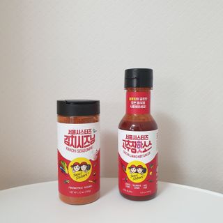 [서울시스터즈] 김치시즈닝 국내 최초 뿌려먹는 김치파우더 100g 1개+ 신제품 고추장 핫소스 185g 1개 — 5점을 준 리뷰어가 2021년 9월 올린 사용 사진