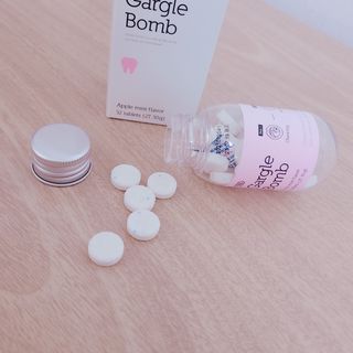 일오오오 3초 고체가글 가글밤 32정 — 5점을 준 리뷰어가 2022년 7월 올린 사용 사진