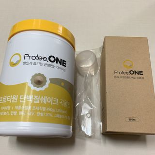 프로티원 단백질쉐이크 곡물맛 2주분 1통+보틀 — 5점을 준 리뷰어가 2021년 4월 올린 사용 사진