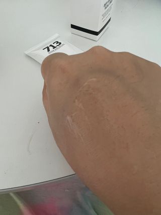 [세븐원쓰리 713] 내 본연의 피부회복 피누스 소나무보습크림 — 5점을 준 리뷰어가 2021년 11월 올린 사용 사진