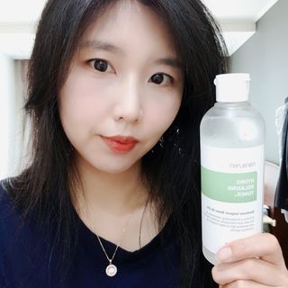 나나스킨 하이드로릴렉싱토너 — 5점을 준 리뷰어가 2021년 5월 올린 사용 사진