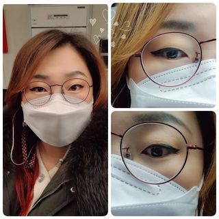[MONDRAW] 몬드로우 붓펜 아이라이너 — 3점을 준 리뷰어가 2022년 1월 올린 사용 사진