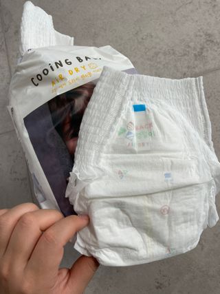 쿠잉 에어드라이  풀커버 팬티기저귀 (L/XL/XXL/XXXL) 1팩 — 4점을 준 리뷰어가 2023년 2월 올린 사용 사진