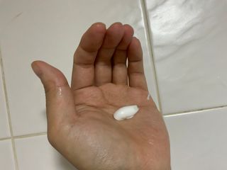 [갸스비] 지성 남성을 위한 포어케어 클렌징폼 — 5점을 준 리뷰어가 2021년 9월 올린 사용 사진