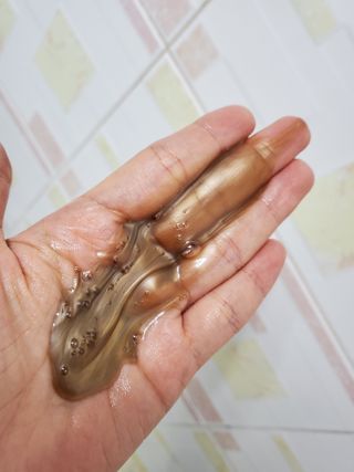 다슈코리아 다슈 데일리 단백질 한방 두피 골드 샴푸 500ml — 5점을 준 리뷰어가 2021년 1월 올린 사용 사진