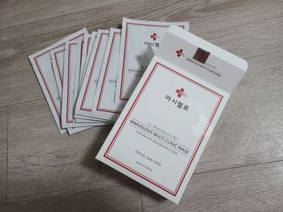 닥터마시멜로 마블러스 멀티 클리닉 마스크 — 4점을 준 리뷰어가 2021년 2월 올린 사용 사진