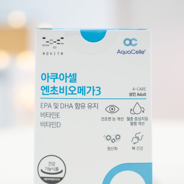 아쿠아셀 엔초비오메가3 60캡슐 리뷰 사진