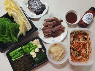 마라도푸드 포항 구룡포 햇 과메기 야채세트 마라도회식당 꽁치 — 5점을 준 리뷰어가 2023년 11월 올린 사용 사진