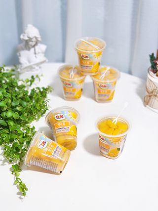 돌 MF[Dole] 파인애플컵/망고컵/복숭아컵 198g 6입X1박스 (맛 1가지 랜덤 발송) — 5점을 준 리뷰어가 2024년 5월 올린 사용 사진