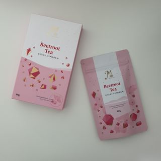 마시다 매혹적인 붉은 빛이 입안 가득히, 비트루트차 — 5점을 준 리뷰어가 2021년 3월 올린 사용 사진