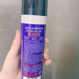 달리프 글램 샤이닝 스프레이 150ml — 5점을 준 리뷰어가 2021년 2월 올린 사용 사진