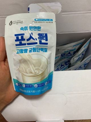 자연에온 마시는 프로틴 고함량 균형단백질 음료 포스틴 125ml 10개입 1BOX — 4.5점을 준 리뷰어가 2021년 3월 올린 사용 사진