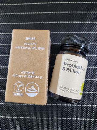 나우캠페인용 [포미나우]이탈리아 비건 인증 완료 유산균 30억 — 5점을 준 리뷰어가 2023년 10월 올린 사용 사진