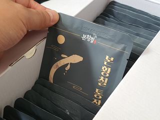 [비린내 완벽제거] 본황칠 통장어 국내산 장어즙 아르기닌 2800mg 장어즙효능 기력보강 — 5점을 준 리뷰어가 2022년 8월 올린 사용 사진
