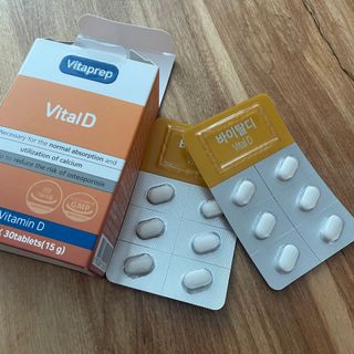뉴트리션팩토리 비타프렙 바이탈디 비타민D 500mg — 5점을 준 리뷰어가 2021년 8월 올린 사용 사진