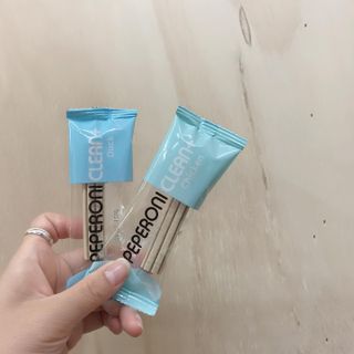 페페로니 2종 세트 클린플러스 덴탈껌 치킨+덕 — 5점을 준 리뷰어가 2021년 8월 올린 사용 사진
