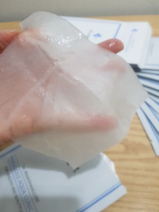 닥터마시멜로 닥터마스멜로 마블러스 아쿠아 클리닉 마스크 — 5점을 준 리뷰어가 2021년 6월 올린 사용 사진