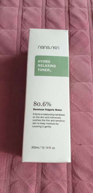 나나스킨 하이드로릴렉싱토너 — 5점을 준 리뷰어가 2021년 7월 올린 사용 사진