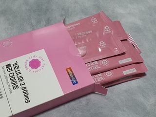주식회사 얼굴반쪽 [얼굴반쪽 가르시니아 2,800mg] x 14포 1주 젤리 다이어트 보조제 체지방감소 — 4점을 준 리뷰어가 2021년 11월 올린 사용 사진