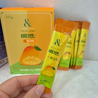 비타앤C 레몬맛, 망고맛 — 4점을 준 리뷰어가 2021년 6월 올린 사용 사진
