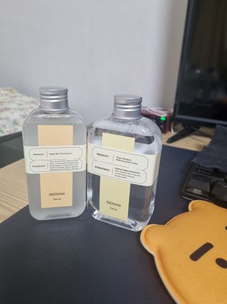 [녹산] 비건 대나무 밸런싱 수분 토너 + 비건 바이오 비타 에센스 — 5점을 준 리뷰어가 2022년 11월 올린 사용 사진