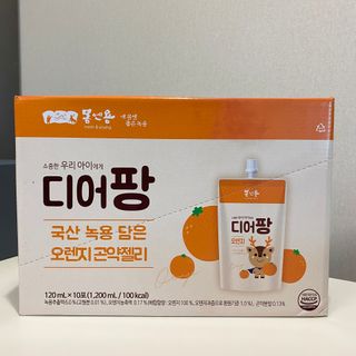 [몸엔용] 우리 아이 건강간식, 달콤한 녹용곤약젤리 디어팡 4종 — 4점을 준 리뷰어가 2021년 8월 올린 사용 사진