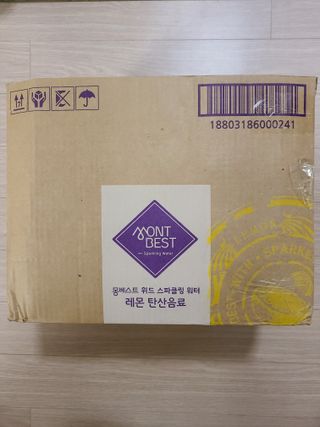 몽베스트 Montbest with Sparkling water Lemon OR Lime 20병(랜덤) — 4점을 준 리뷰어가 2022년 5월 올린 사용 사진