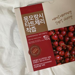 자연에온 몽모랑시 타트체리 착즙 100mL 10개입 2BOX — 5점을 준 리뷰어가 2021년 1월 올린 사용 사진