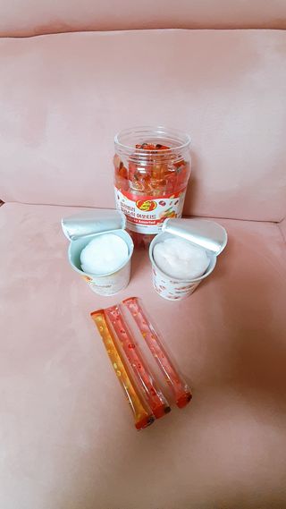 젤리벨리 젤리스틱 어쏘티드 900g — 5점을 준 리뷰어가 2022년 8월 올린 사용 사진