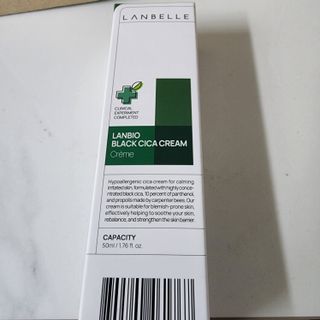 랑벨 랑바이오 블랙 시카 크림 50ml(블랙비 프로폴리스, 시카 4종, 판테놀 10 함유) — 4점을 준 리뷰어가 2022년 5월 올린 사용 사진
