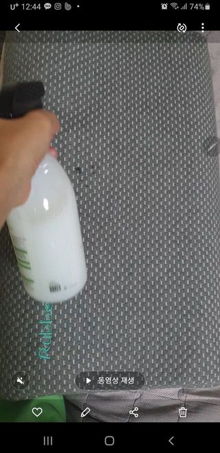 편백하라 피톤치드 편백수 탈취제 500ML — 4점을 준 리뷰어가 2022년 11월 올린 사용 사진