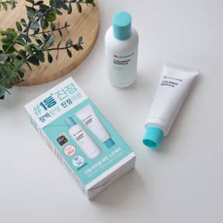 리더스코스메틱 리더스 카밍 바이오틱스 #1등 진정 기획세트 [에센스 워터150ml + 크림 마스크80ml] — 5점을 준 리뷰어가 2022년 8월 올린 사용 사진
