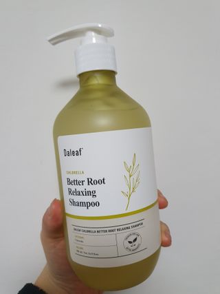 달리프 클로렐라 베러 루트 릴렉싱 샴푸 500ml — 5점을 준 리뷰어가 2021년 1월 올린 사용 사진