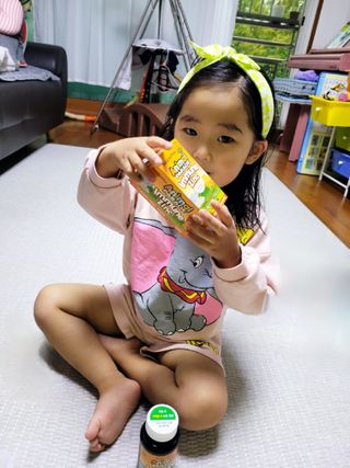 네이처스플러스 애니멀퍼레이드 면역 아연 (60정) — 5점을 준 리뷰어가 2022년 9월 올린 사용 사진