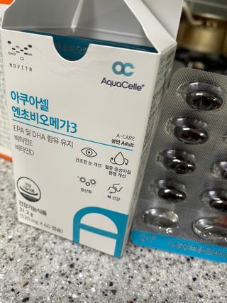 메디포스트 모비타 아쿠아셀 엔초비오메가3 60캡슐 — 5점을 준 리뷰어가 2022년 12월 올린 사용 사진