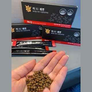 새롬바이오 리생 [미쾌변] 차전자피 식이섬유 건강기능식품 3팩 — 5점을 준 리뷰어가 2021년 6월 올린 사용 사진