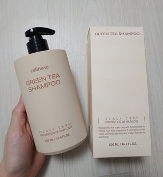 프리마인 더이상 뻣뻣하고 효과없는 탈모샴푸는 NO. 근본부터 케어하는 셀베이스 그린티샴푸(500ml) — 5점을 준 리뷰어가 2023년 1월 올린 사용 사진
