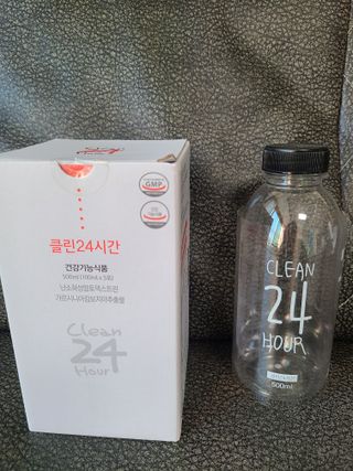 클린24시간 1BOX(5포) + 전용보틀(500ml) — 5점을 준 리뷰어가 2022년 11월 올린 사용 사진