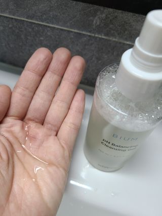화이트리 비움 약산성 클렌징젤 ,마일드 필링젤 세트 — 5점을 준 리뷰어가 2021년 2월 올린 사용 사진