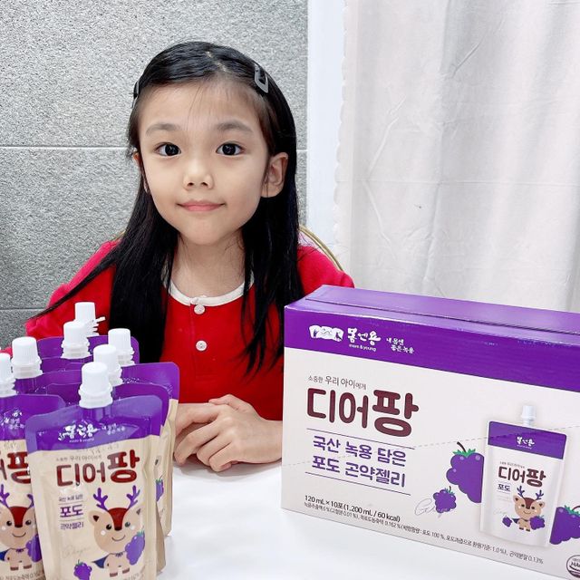 [몸엔용] 우리 아이 건강간식, 달콤한 녹용곤약젤리 디어팡 4종 리뷰 사진