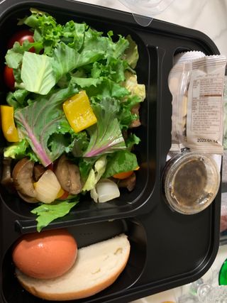 참살이도시락 작심삼일 샐러드도시락 3개 맛보기 새벽배송 또는 택배배송 — 5점을 준 리뷰어가 2021년 8월 올린 사용 사진
