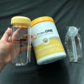 프로티원 단백질쉐이크 곡물맛 2주분 1통+보틀 — 5점을 준 리뷰어가 2021년 3월 올린 사용 사진