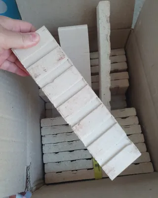 [신흥산업] 붙이는 벽돌 황토 파벽돌 230mm 45장,  욕실 인테리어 실내장식 셀프인테리어 — 5점을 준 리뷰어가 2023년 5월 올린 사용 사진