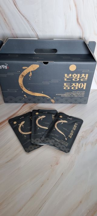 [비린내 완벽제거] 본황칠 통장어 국내산 장어즙 아르기닌 2800mg 장어즙효능 기력보강 — 5점을 준 리뷰어가 2022년 8월 올린 사용 사진