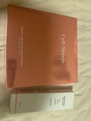 셀몽드 링클 이레이저 스팟 세럼 +핵산 미라클 앰플 마스크 — 5점을 준 리뷰어가 2022년 2월 올린 사용 사진