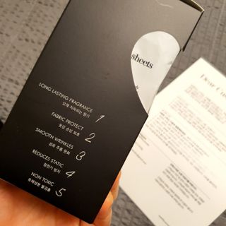 [이즈라이프코스메틱] 퍼퓸 드라이어 시트 히노끼향  or 블랑향 2중 택1 30매 — 4점을 준 리뷰어가 2021년 6월 올린 사용 사진
