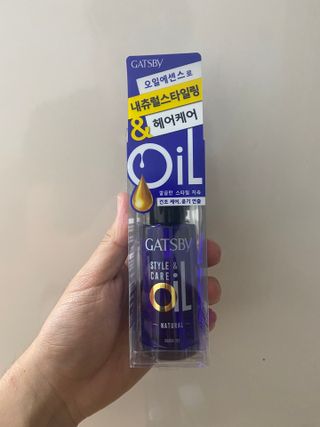 [갸스비] 명불허전, 남성을 위한 브랜드 갸스비의 올인원, 폼클렌징, 헤어오일 3종 — 5점을 준 리뷰어가 2021년 4월 올린 사용 사진