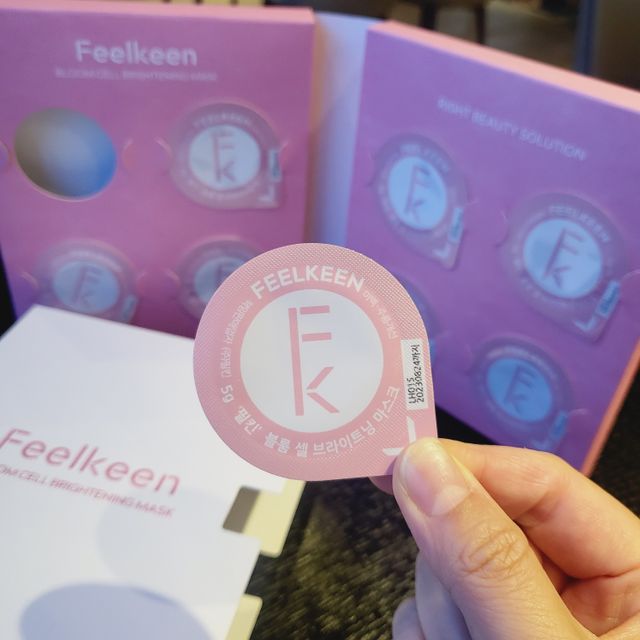 필킨 블룸 셀 브라이트닝 마스크 리뷰 사진