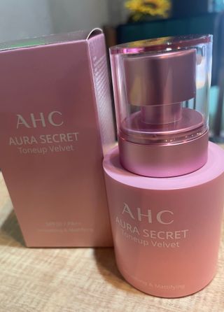 AHC 아우라 시크릿 톤업 벨벳 — 5점을 준 리뷰어가 2021년 4월 올린 사용 사진