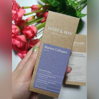 마리엔메이 히알루로닉스 세럼 ,나이아신아마이드 모과 세럼, 마린콜라겐 세럼, 청귤 흰목이버섯 추출물 세럼 — 5점을 준 리뷰어가 2021년 10월 올린 사용 사진